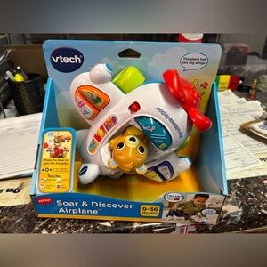 Soar & Discover Airplane - Red and White